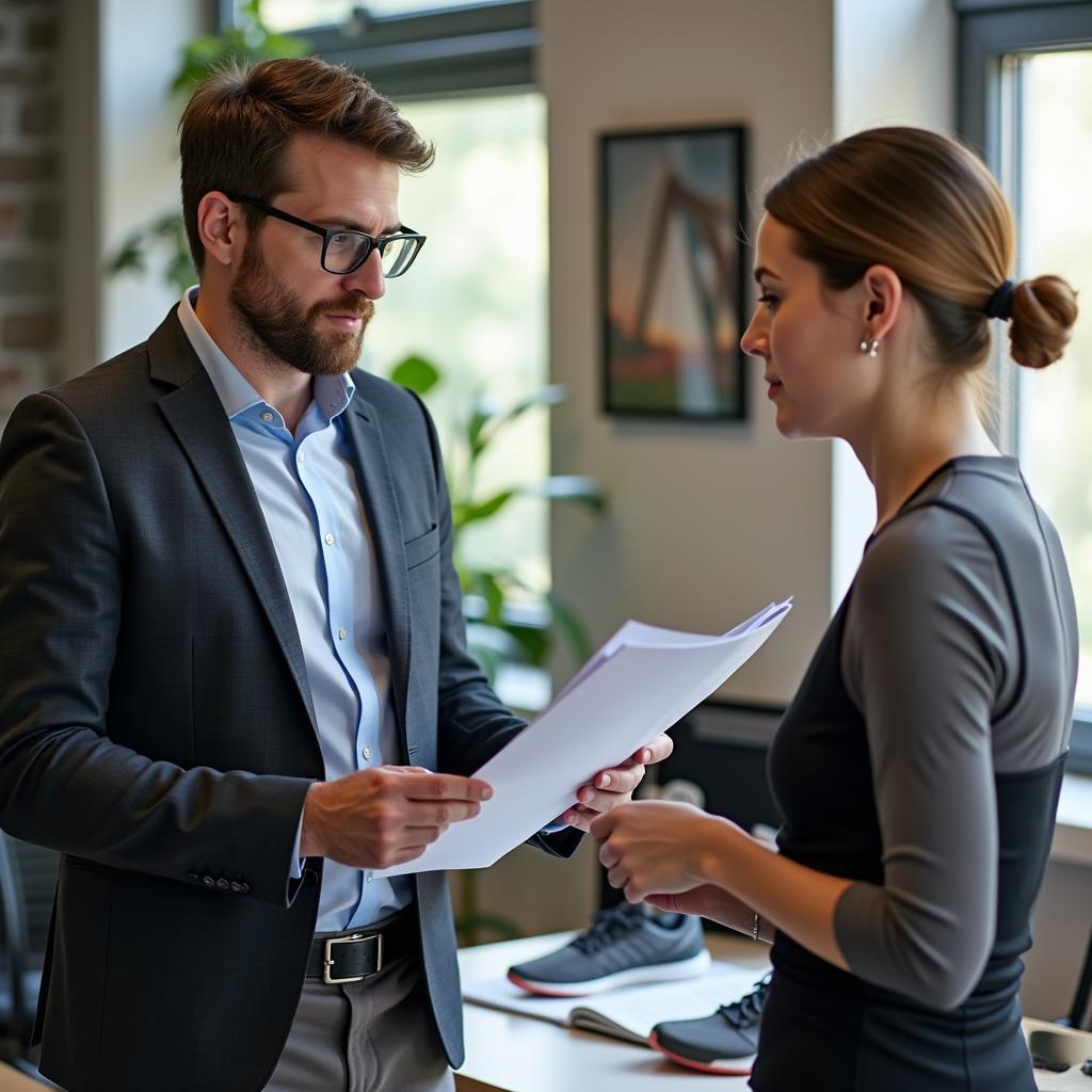 Chuyên gia pháp lý của Lawcare tư vấn về thủ tục đăng ký thương hiệu giày thể thao