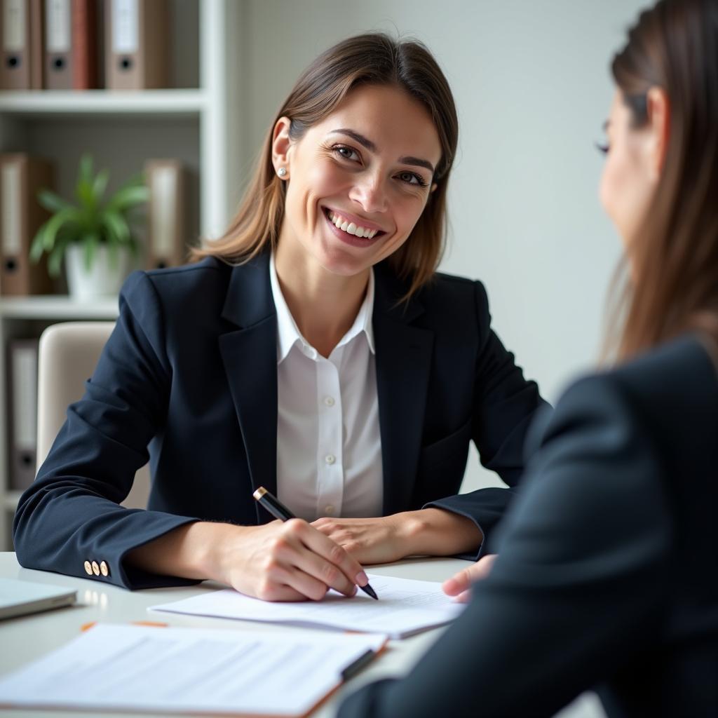 Chuyên gia pháp lý Lawcare tư vấn chi tiết thủ tục đăng ký nhãn hiệu phấn trang điểm cho khách hàng.